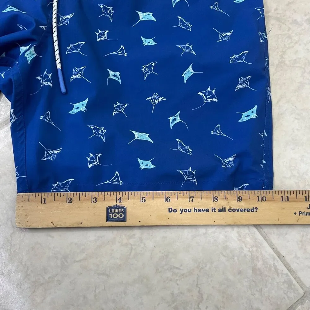 Bonobos Men's  Swim Trunks Size Medium Blue 7 Inch Inseam